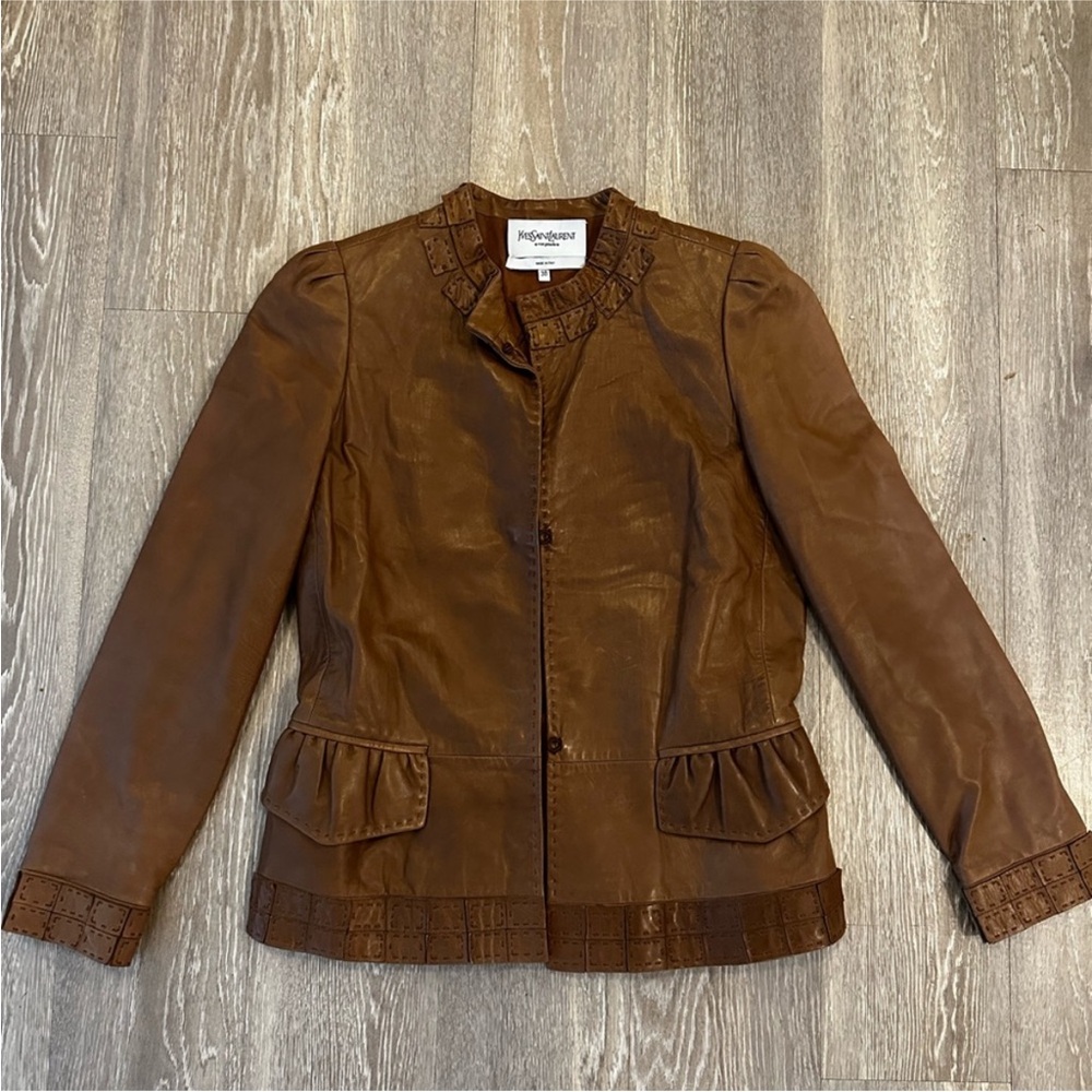 Yves Saint Laurent Vintage y2k Leather Jacket